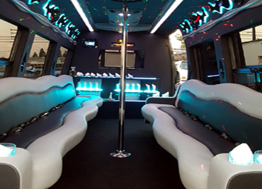 Mercedes Sprinter limo van for Stamford group transportation