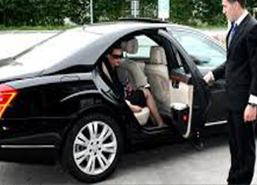Professional chauffeur service with executive-level presentation